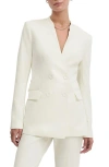 Favorite Daughter The Celeste Double Breasted Blazer In White