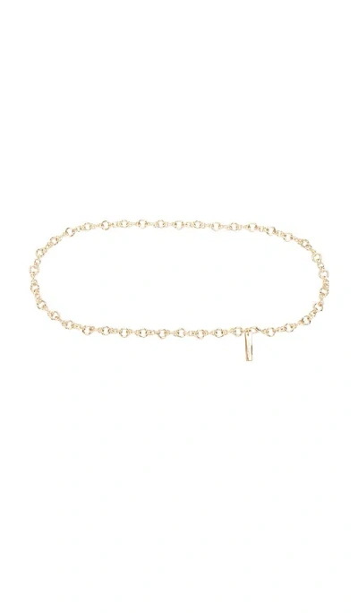 Favorite Daughter The Chain Belt In Polished Gold