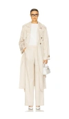 Favorite Daughter The Charles Trench In Warm Sand Pinstripe