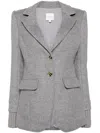 Favorite Daughter The City Layered Blazer In Grey