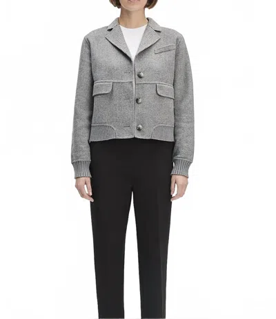 FAVORITE DAUGHTER THE CITY BOMBER IN GREY HOUNDSTOOTH