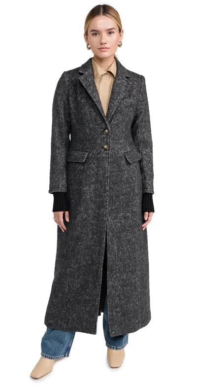 Favorite Daughter The City Coat Black Multi