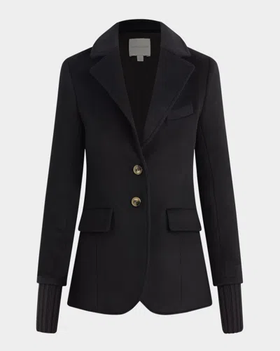 Favorite Daughter The City Single-breasted Blazer In Black