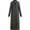 Favorite Daughter The City Tweed Coat In Black Multi