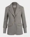 Favorite Daughter The City Layered Blazer In Frost Gray