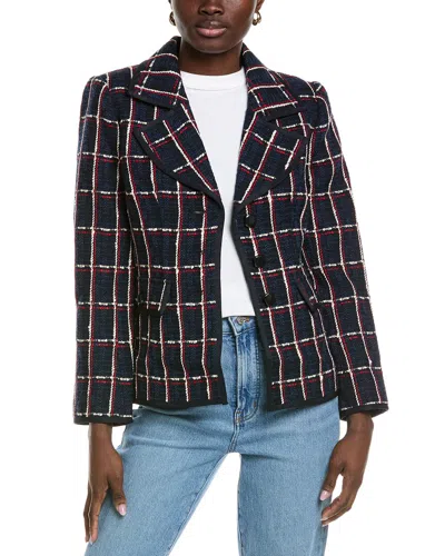 Favorite Daughter The Classic Tweed Wool-blend Jacket In Multi