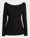 Favorite Daughter The Cold Shoulder Top In Black