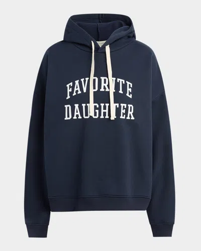 Favorite Daughter The Collegiate Hoodie In Navy