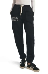 Favorite Daughter The Collegiate Tie Waist Joggers In Black