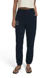 Favorite Daughter The Collegiate Tie Waist Joggers In Navy