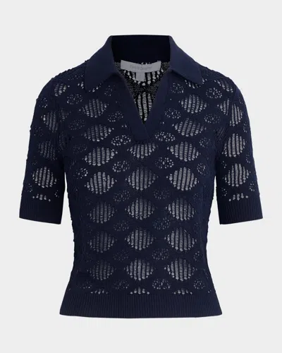 FAVORITE DAUGHTER THE COURTSIDE KNIT POLO