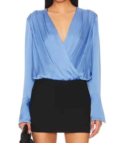Favorite Daughter The Date Blouse In Provence In Blue