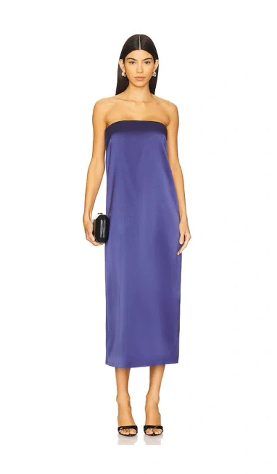 Favorite Daughter The Don't Overthink It Dress In Venetian Blue