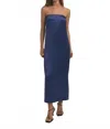 Favorite Daughter The Dont Overthink It Maxi Dress In Blue In Blue