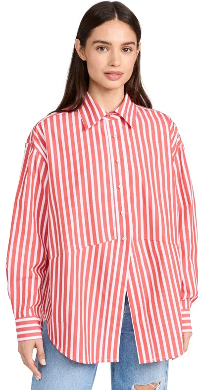 Favorite Daughter The Door's Always Open Ex Boyfriend Shirt Pomodoro Stripe