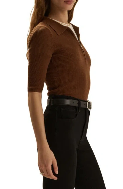 Favorite Daughter The Downtown Polo In Toffee