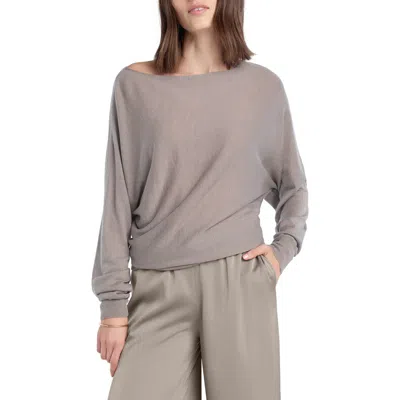 Favorite Daughter The Effortless Merino Wool Sweater In Brown