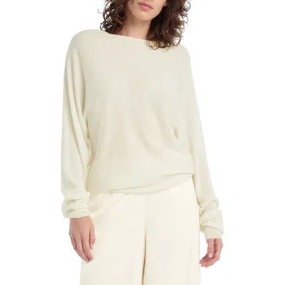 Favorite Daughter The Effortless Merino Wool Sweater In Neutral