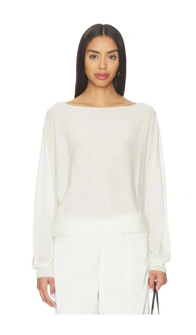 Favorite Daughter The Effortless Sweater In White