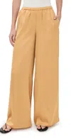 Favorite Daughter The Effortless Wide Leg Pants Palomino Gold In Gold