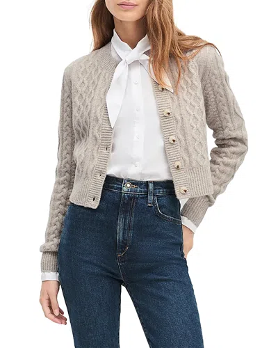 Favorite Daughter The Eleanor Cardigan Sweater In Gray