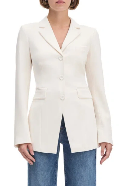 Favorite Daughter The Elizabeth Longline Blazer In White