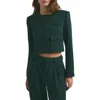Favorite Daughter The Emily Houndstooth Crop Jacket In Multi