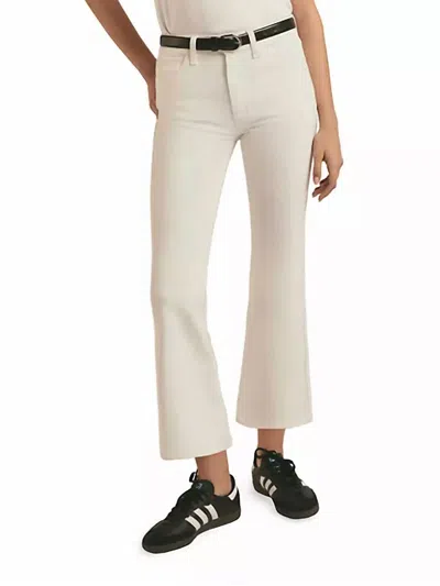 Favorite Daughter The Erin Crop Bootcut Jeans In Leche In Multi