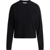 Favorite Daughter The Everyday Long Sleeve Cotton T-shirt In Black
