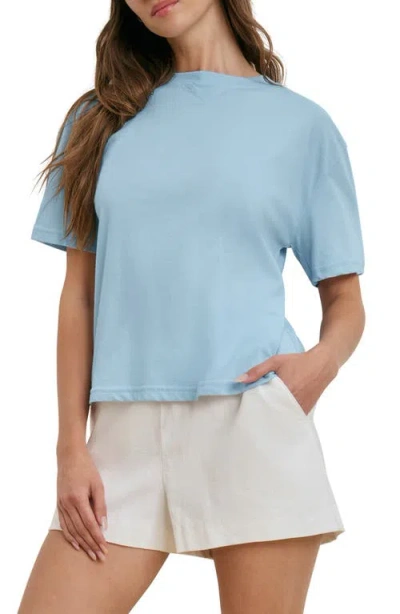 Favorite Daughter The Everyday Organic Cotton T-shirt In Blue