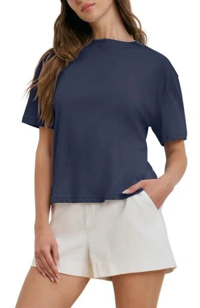 Favorite Daughter The Everyday Organic Cotton T-shirt In Blue