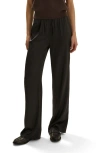 Favorite Daughter The Everything Elastic Pull On Pants In Black