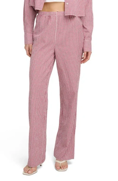 Favorite Daughter The Everything Straight Leg Pants In Pink