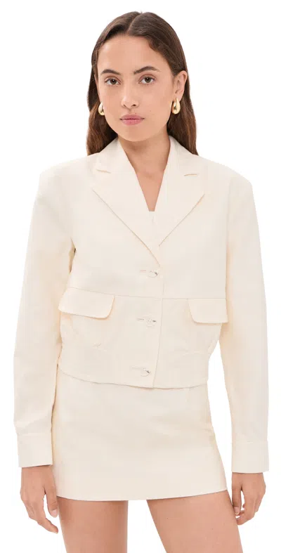 Favorite Daughter The Farrah Jacket Cream In Neutral