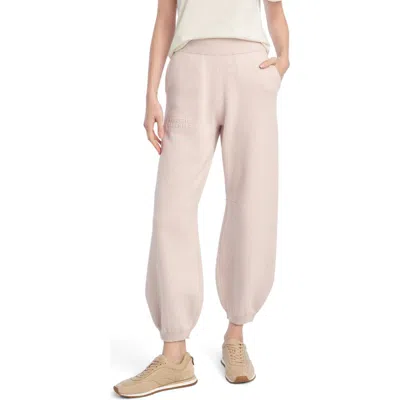 Favorite Daughter The Fatigue Sisters Barrel Leg Cotton & Cashmere Joggers In Pink