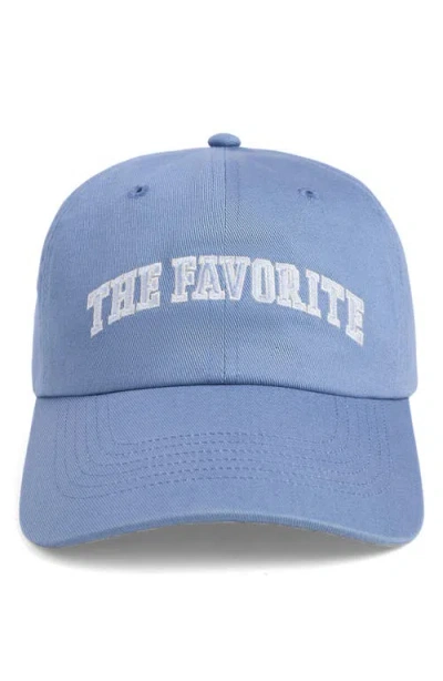 Favorite Daughter The Favorite Adjustable Baseball Cap In Blue