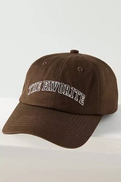 Favorite Daughter The Favorite Baseball Cap In Brown