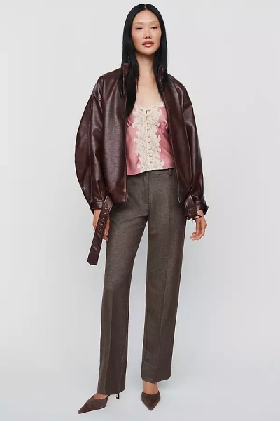 Favorite Daughter The Favorite Cigarette Pants In Brown