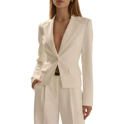 Favorite Daughter The Favorite Cropped Blazer In Neutral