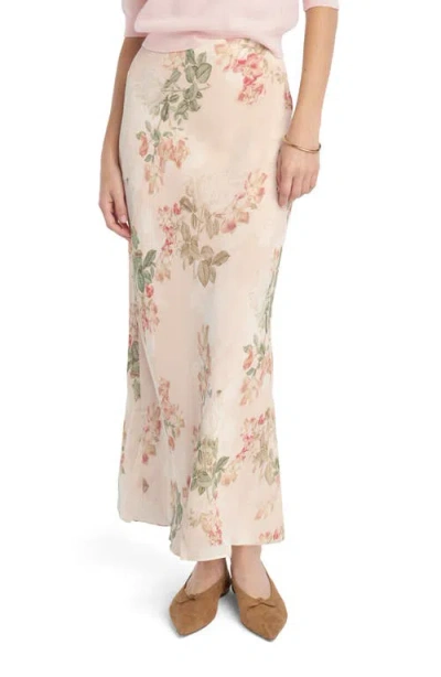 Favorite Daughter The Favorite Floral Maxi Skirt In Pink