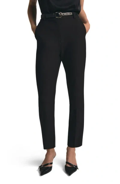 Favorite Daughter The Favorite High Waist Ankle Cigarette Pants In Black