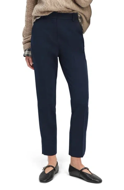 Favorite Daughter The Favorite High Waist Ankle Cigarette Pants In Blue