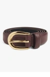 Favorite Daughter The Favorite Leather Belt In Brown