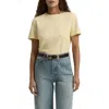 Favorite Daughter The Favorite Organic Cotton T-shirt In Moonbeam