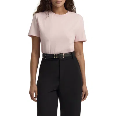 Favorite Daughter The Favorite Organic Cotton T-shirt In Pale Pink