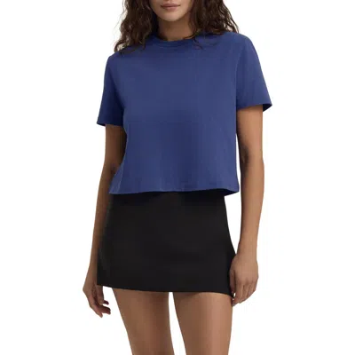 Favorite Daughter The Favorite Organic Cotton T-shirt In Venetian Blue