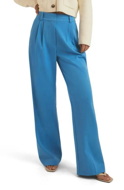 Favorite Daughter The Favorite Pant Pleated Pants In French Blue