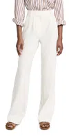 Favorite Daughter The Favorite High-waisted Pleated Pants In Ivory