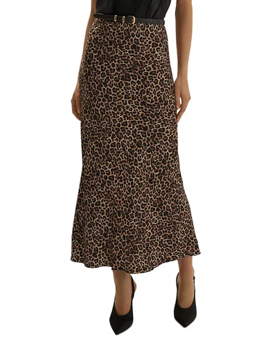 Favorite Daughter The Favorite Pull On Skirt In Animal Print
