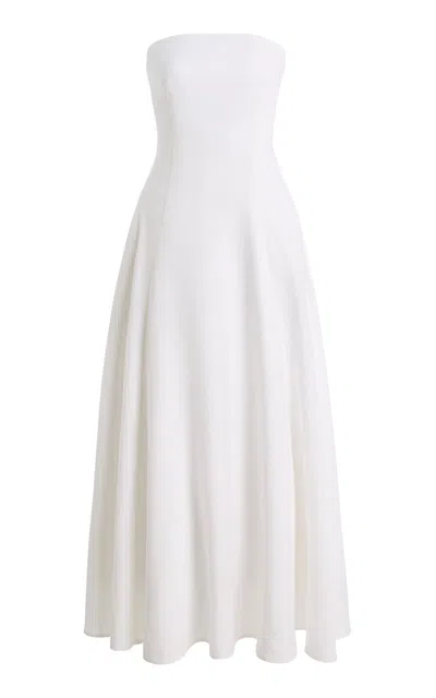 Favorite Daughter The Favorite Ruffled Maxi Dress In White